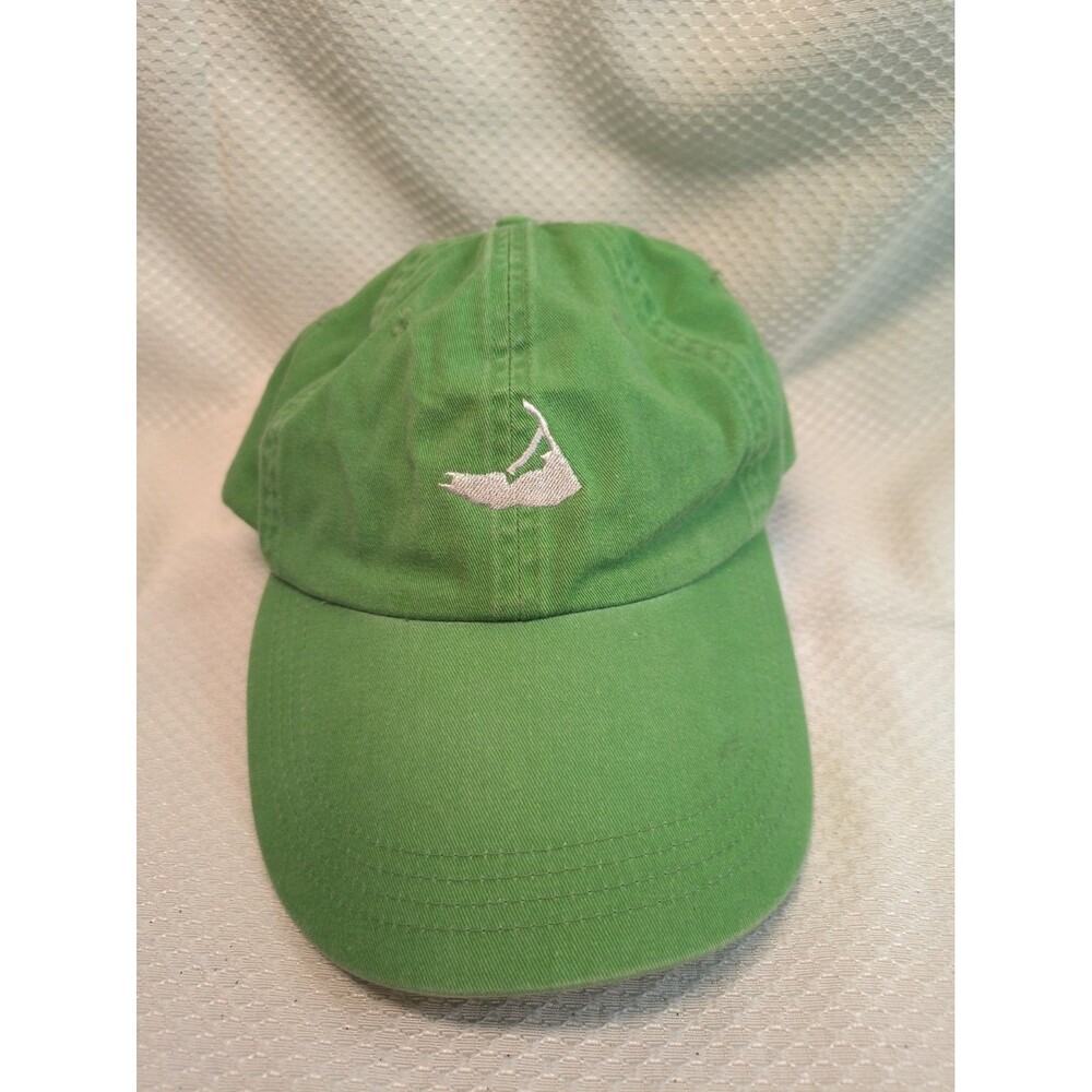 Ahead Cape Cod Map Hat Green Embroidered Silhouette Casuals Dad Cap Adjustable
